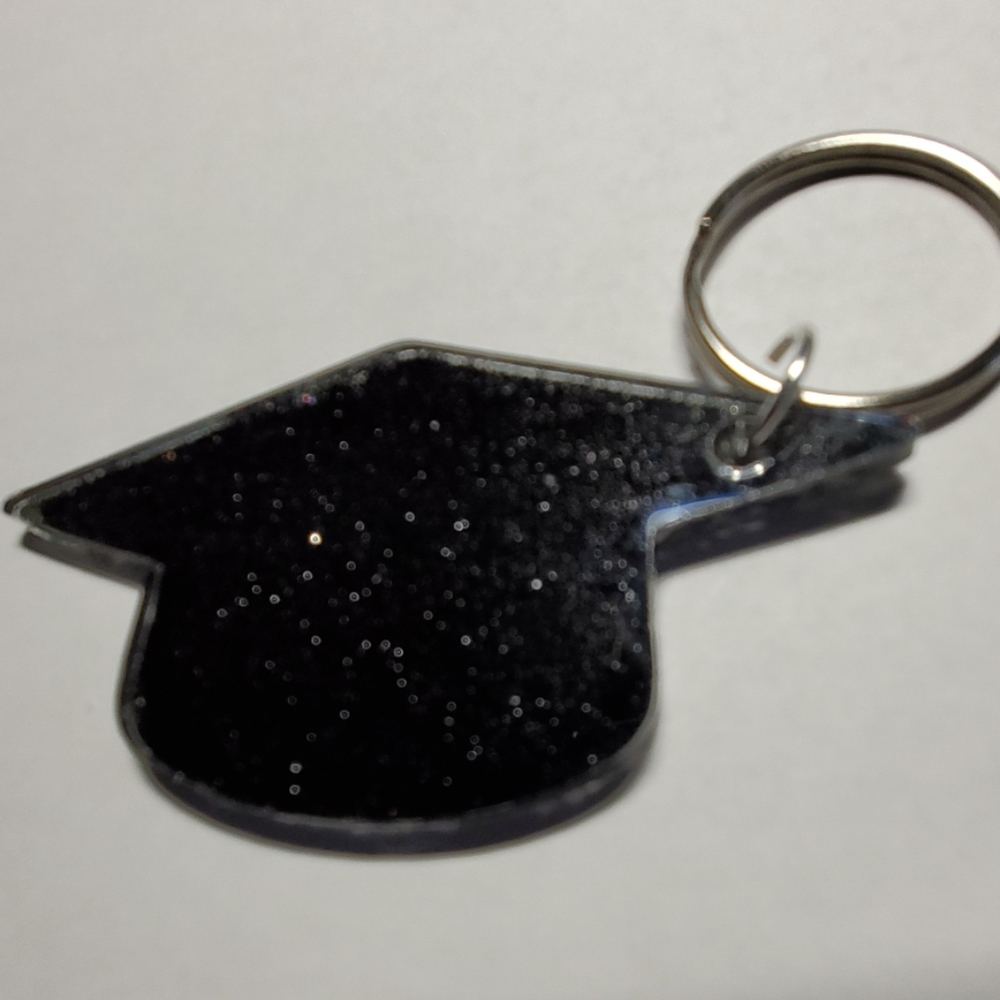 Graduate Cap Keychain